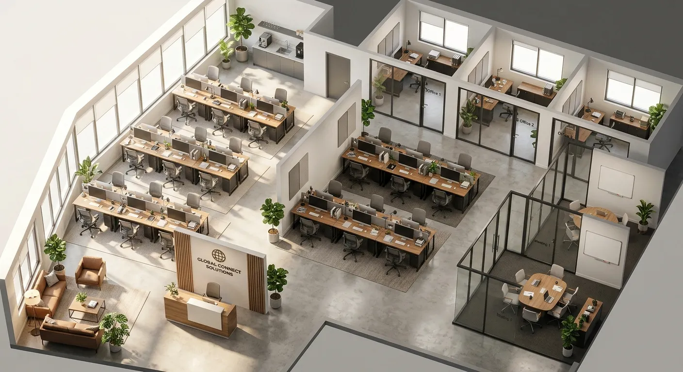 A 3D floor plan shown with a selected background